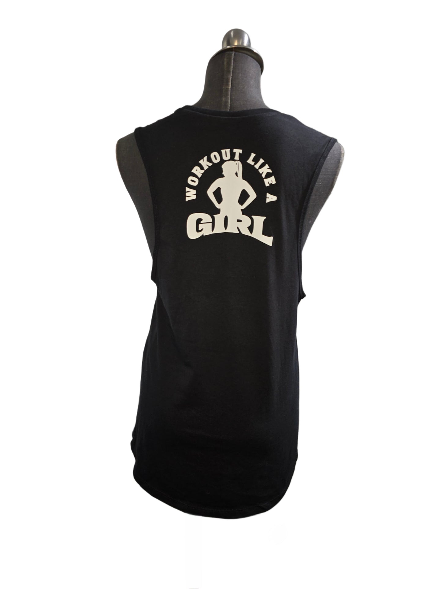 Ladies jersey muscle tank